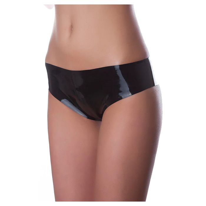 Diese sexy Latex Panty mit einer Rückennaht betonen den Hintern und passen sich perfekt an den Körper an. Sie sind ein stilvolles und verführerisches Accessoire für jeden Latex-Liebhaber.


