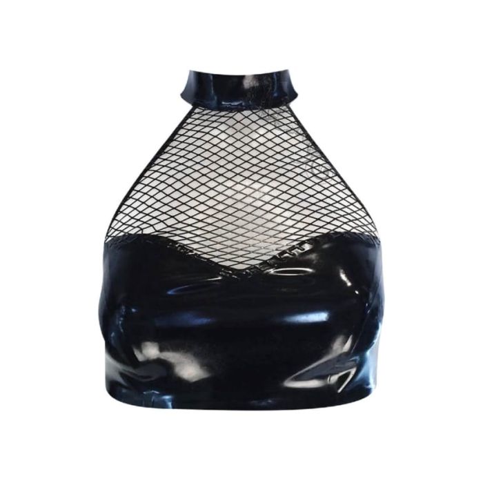 VEX Fishnet Halter Crop Top